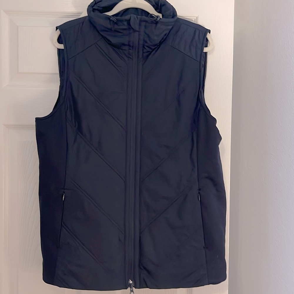 T by Talbots XL Vest Lightweight Navy Blue